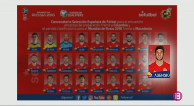 Marco Asensio entra a la convocatòria de la selecció espanyola absoluta i sub 21