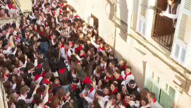 Esclata la Festa de Sant Antoni després de dos anys de restriccions