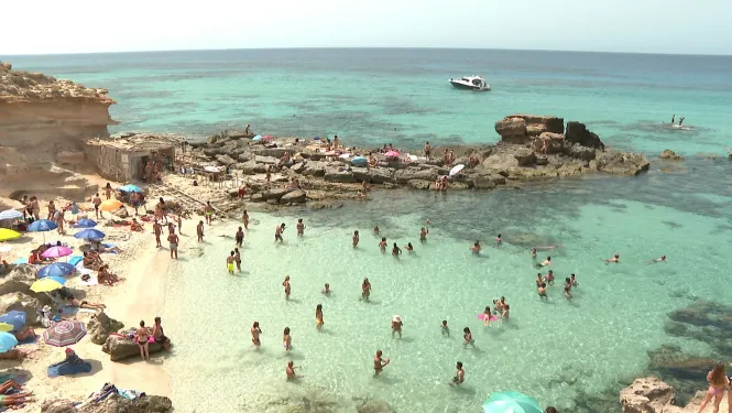 Formentera bat rècords de temperatura històrics a Balears: 44,5 graus