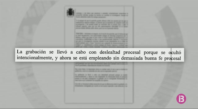 El TSJIB critica la gravació clandestina aportada a la querella contra el jutge del cas Cursach