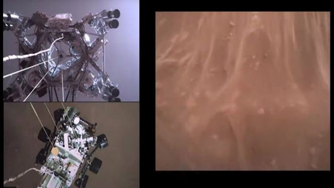 La NASA divulga el primer vídeo de Perseverance a Mart