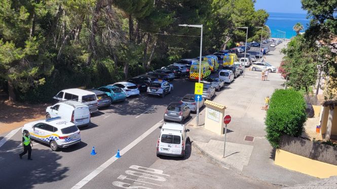 Accident laboral mortal a cala de Sant Vicenç, a Pollença
