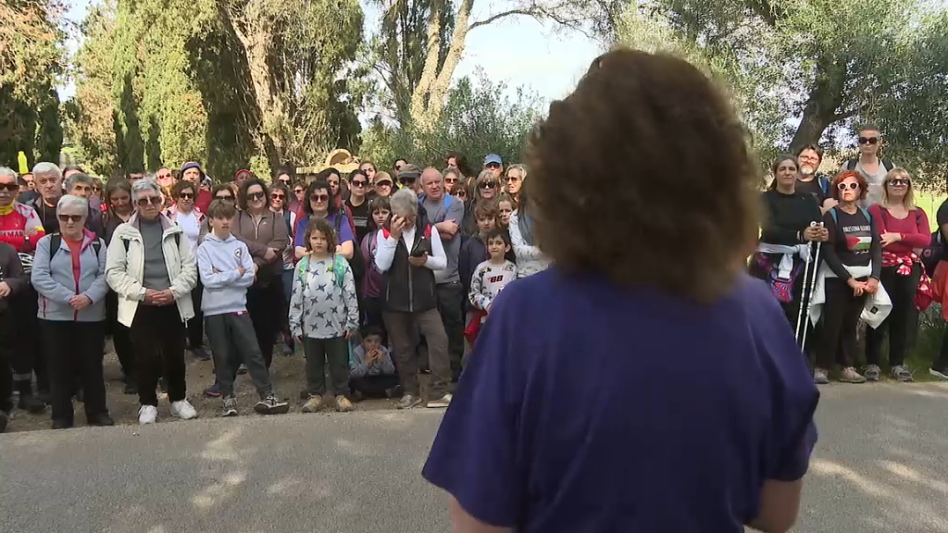 Una caminada per celebrar l’aturada de la macrogranja de Sineu