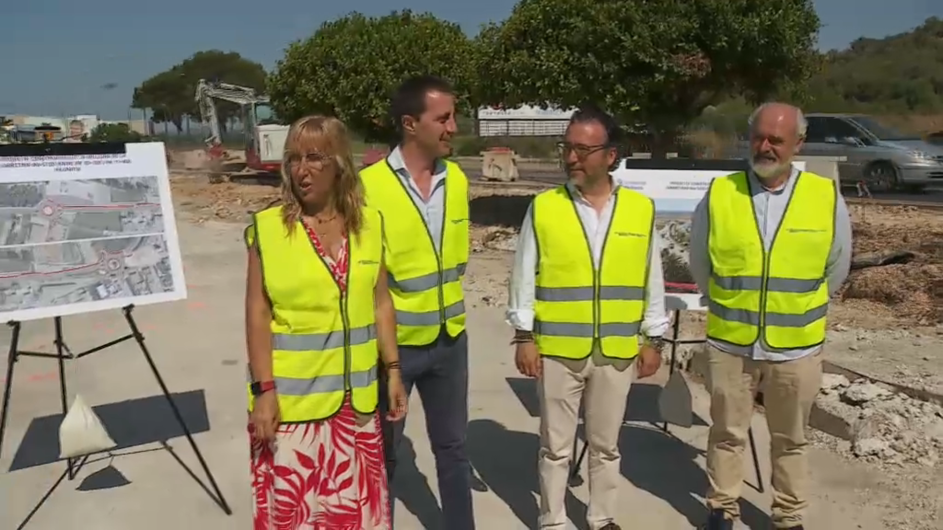 Inici de les obres de millora dels accessos a Felanitx des de Campos
