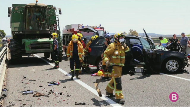 Un+accident+obliga+a+tallar+la+carretera+de+Manacor