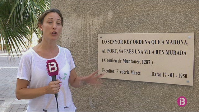 Maó retira el darrer símbol franquista de la ciutat