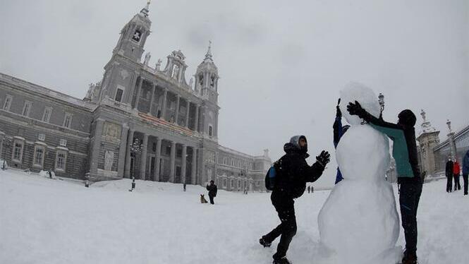 La nevada a Madrid és la més abundant des de 1971