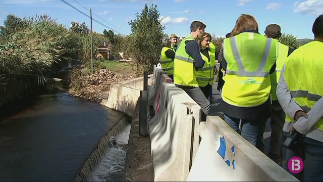 L’exèrcit estudia instal·lar un pont provisional a la carretera d’Artà afectada per la torrentada