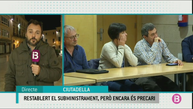 Queda+restablert+el+subministrament+a+Menorca%2C+per%C3%B2+en+precari