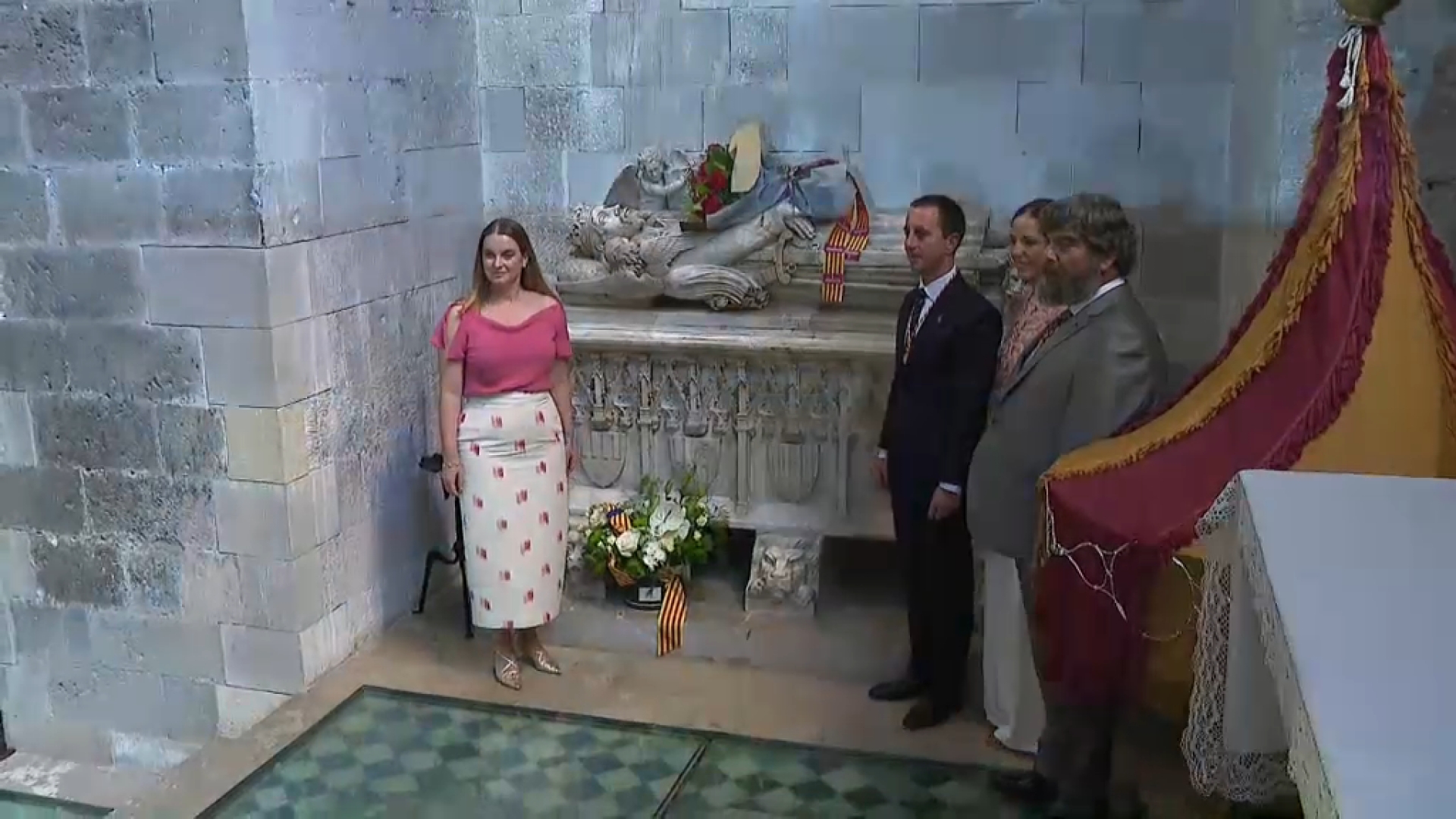 L’ofrena floral, un dels actes més destacats de la Diada de Mallorca