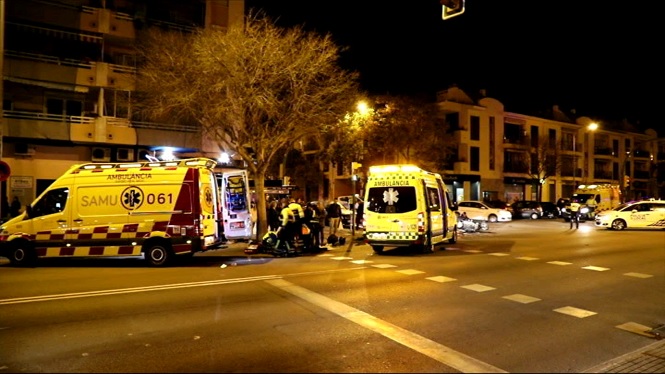 Llibertat provisional de la conductora que va envestir un motorista a Palma