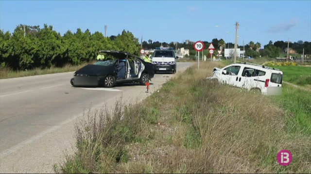 Jornada accidentada a les carreteres de Mallorca