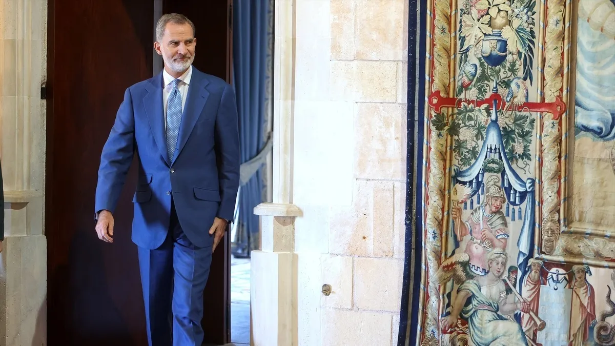 El rei Felip inaugura a Palma la Conferència de presidents de Parlaments de la UE