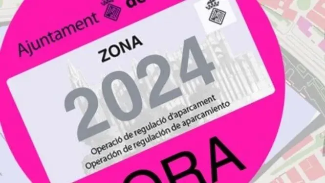 El 31 de gener finalitza el termini per renovar el distintiu de resident ORA de Palma