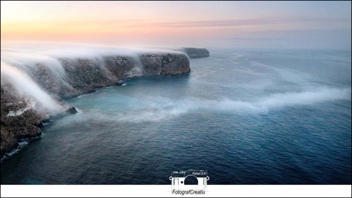 Cascades de boira al cap Blanc