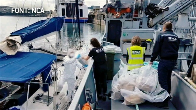 La Policia Nacional de les Balears ha estat clau en el decomís de 950 quilos de cocaïna en aigües britàniques