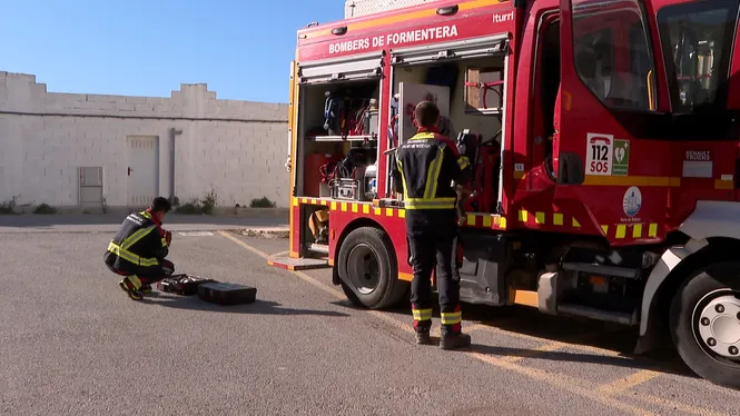 Els bombers de Formentera reclamen un increment d’efectius per complir amb els descansos i garantir un servei efectiu