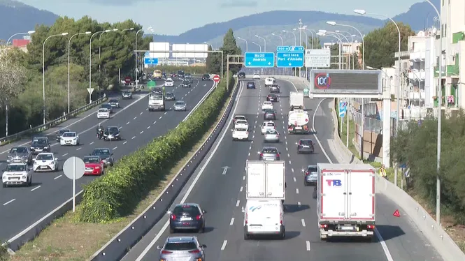 Augmenta la velocitat màxima a 100 km/h a la via de cintura de Palma