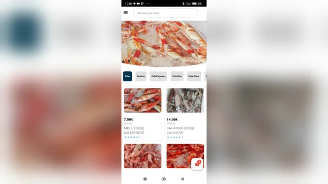 Una aplicació de mòbil per saber en temps real si hi ha peix fresc a Ciutadella