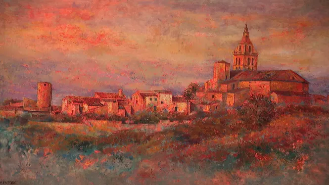 ‘Una illa, 70 pobles’, Xisco Fuentes recorr Mallorca amb pintura i aquarel·la