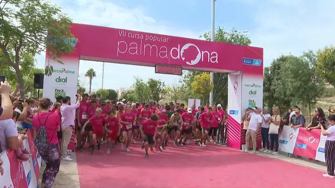 4.000 persones participen en la cursa popular Palma Dona