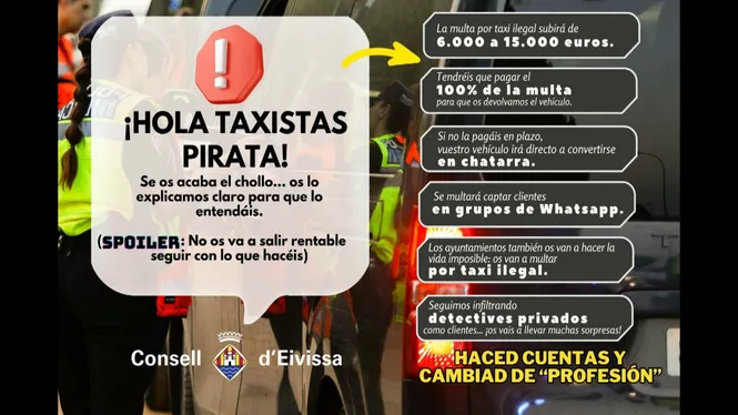 Els+taxistes+d%E2%80%99Eivissa+aplaudeixen+la+pujada+fins+als+15.000+euros+de+les+multes+als+taxis+pirata