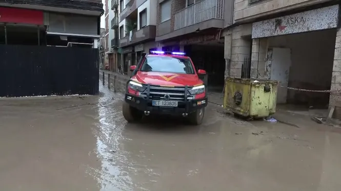 L’Aemet eleva a vermell l’avís per pluges al litoral de València