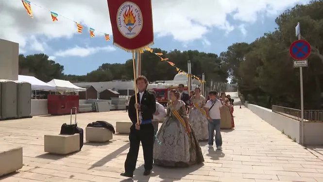 La falla valenciana des Pujols de Formentera “ressorgeix” dues dècades després