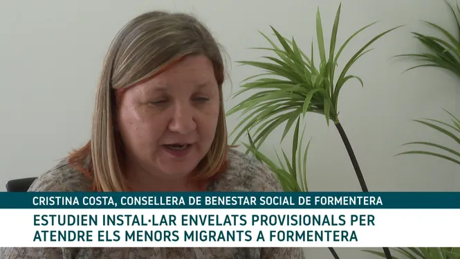 Formentera estudia instal·lar envelats provisionals per atendre menors migrants
