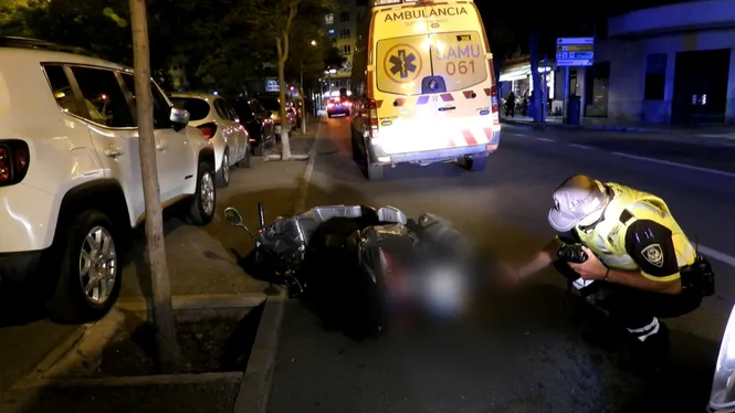 Mor a Palma en un accident de moto