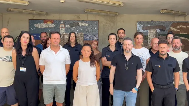 Els treballadors de la presó de Menorca protesten per demanar més seguretat enfront dels interns