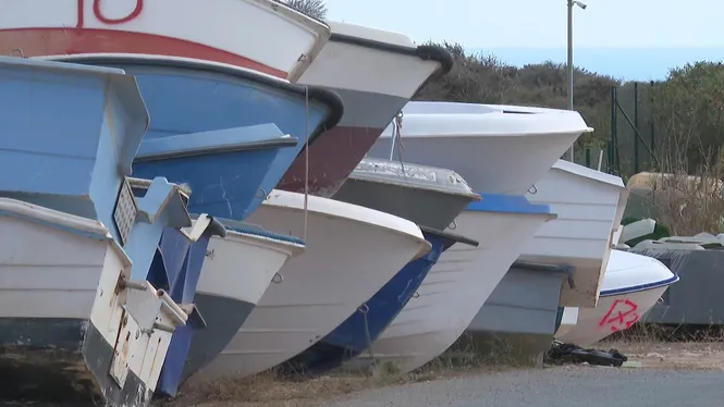 A l’àrea de gestió de residus des Cap de Formentera s’acumulen 80 embarcacions del transport irregular de persones