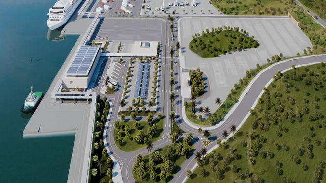 La futura estació marítima del Port de Maó hauria d’estar acabada a finals de 2027