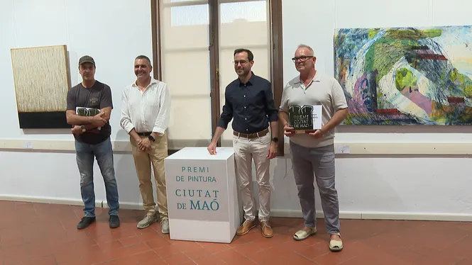 ‘Dins l’onada’ i ‘Alg@rithmus’ comparteixen el premi Ciutat de Maó de Pintura 2025
