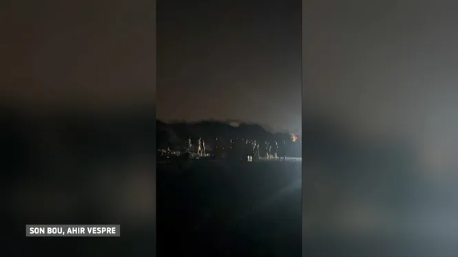 Una festa nocturna a Son Bou interromp l’observació de les llàgrimes de Sant Llorenç