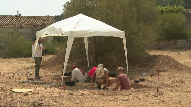 Acaba amb èxit la primera campanya d’excavacions arqueològiques a la vil·la romana de Son Sard