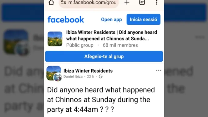 Mor un home per sobredosi a una discoteca d’Eivissa