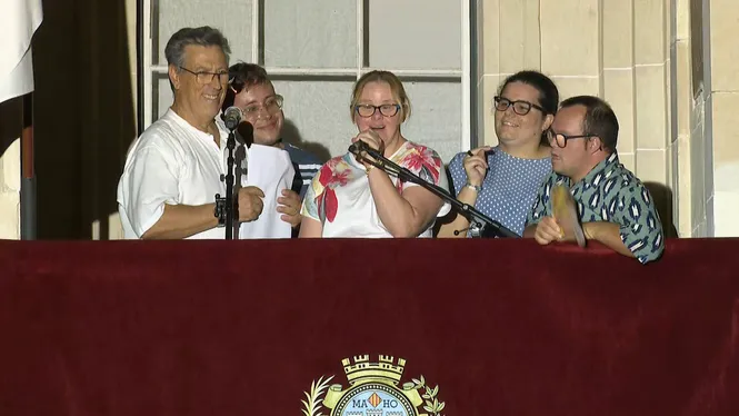 Vidalba emociona la ciutat de Maó amb el pregó més inclusiu
