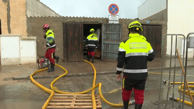Els Bombers de Formentera atenen 12 incidències causades per la pluja