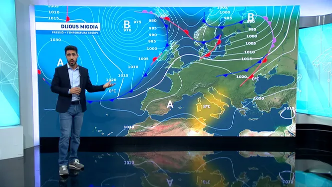 El temps vespre 08-12-2025