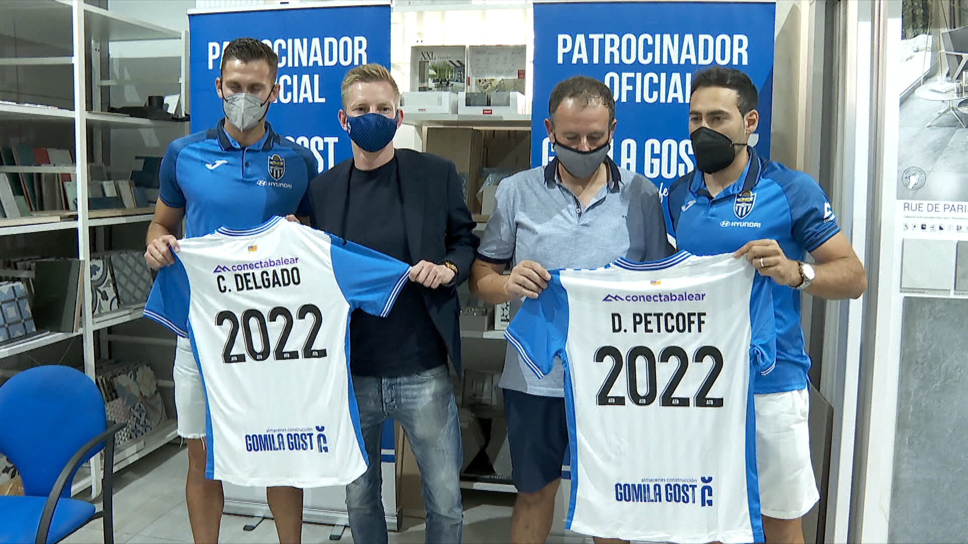 L’Atlètic Balears presenta Carlos Delgado i Damián Petcoff
