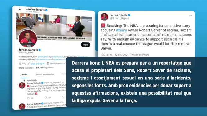 Robert Sarver podria ser expulsat de l’NBA, després de ser acusat de racisme i assetjament sexual