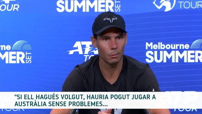 Rafel Nadal: “Si Djokovic hagués volgut, estaria jugant a Austràlia sense problemes”