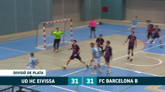 La UD Eivissa deixa escapar el triomf contra el Barça (31-31)
