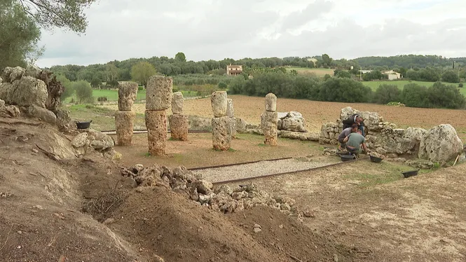 Intervenen el santuari de Son Corró per consolidar les restes del jaciment