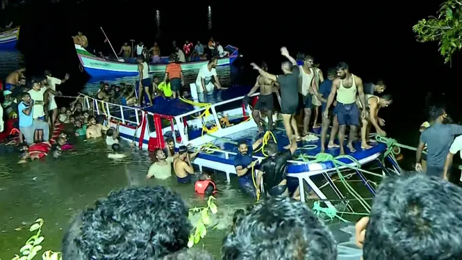 22 morts en un naufragi al sud de l’Índia