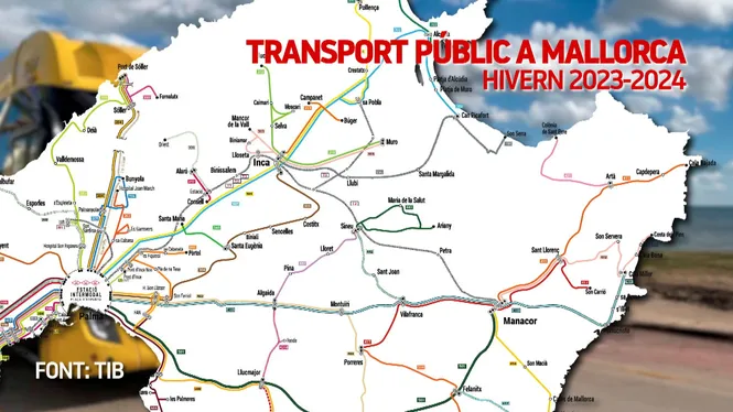 Usuaris del transport públic a Mallorca lamenten la manca de connexions a l’hivern