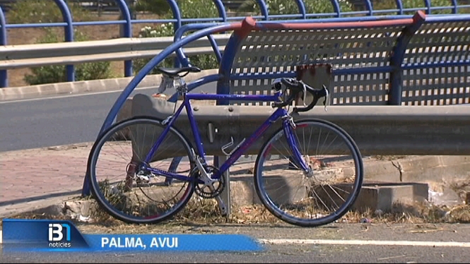 Un+ciclista+ha+estat+atropellat+a+la+rotonda+de+sa+Vileta%2C+a+Palma