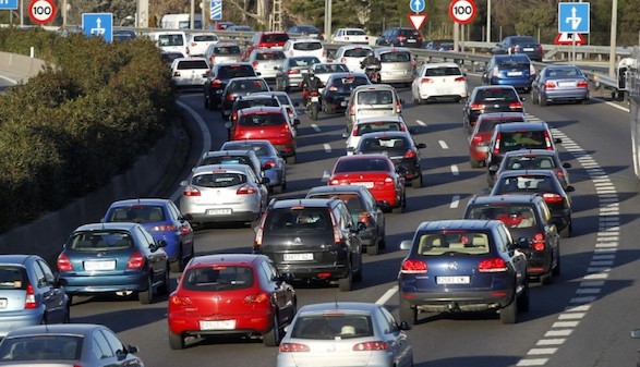 Tres accidents de trànsit col·lapsen la via de cintura de Palma