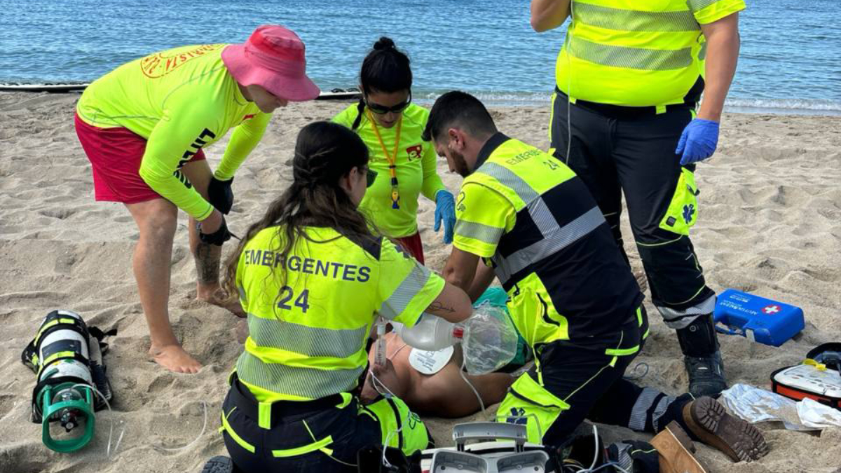 Simulacre d’accident marítim a Platja de Palma